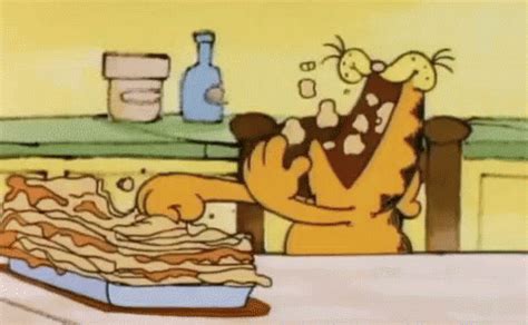 GIFs de Garfield Lasagna | Tenor