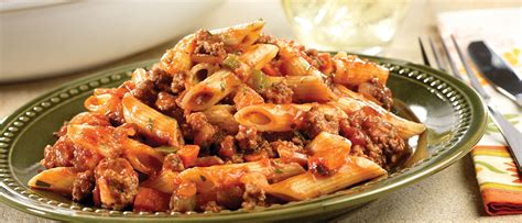 Quick & Spicy Beef with Penne