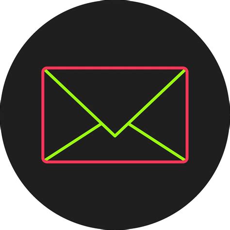 Email Glyph Circle Icon 37817652 Vector Art at Vecteezy