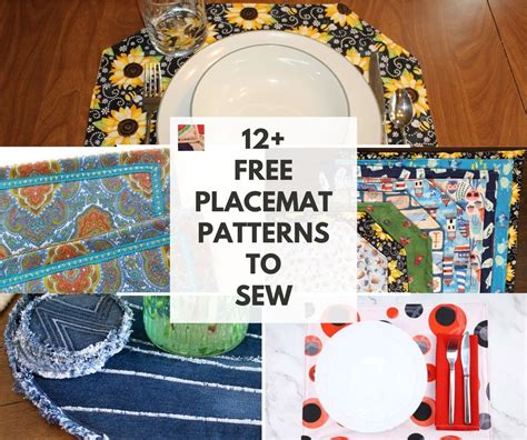 31+ Free Placemat Patterns To Sew - TravisMatteo