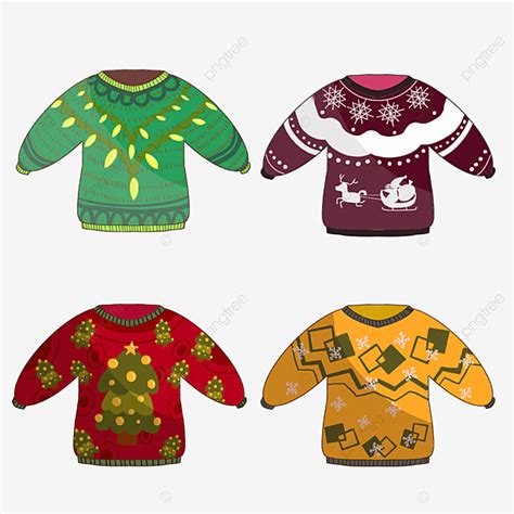 Ugly Christmas Sweaters Clipart Transparent PNG Hd, Ugly Christmas ...