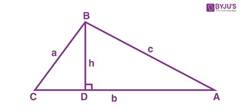 Cosine Rule (Laws of Cosine, Formula, Examples and Proof)