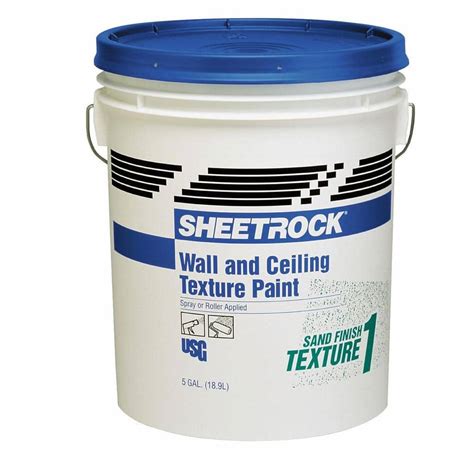 SHEETROCK Brand 5 gal. Wall and Ceiling Sand-Finish Texture Paint ...