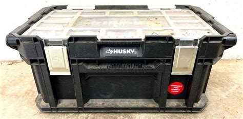 Husky Tool Box Organizer with Contents - Mantle Auctioneer