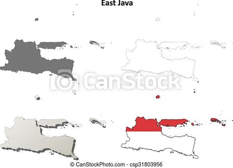 Peta Jawa Timur Vector - 57+ Koleksi Gambar