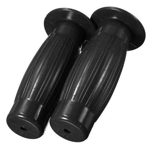 1" 25mm Rubber Handlebar Grips Handle Bar Grips Vintage Black For ...