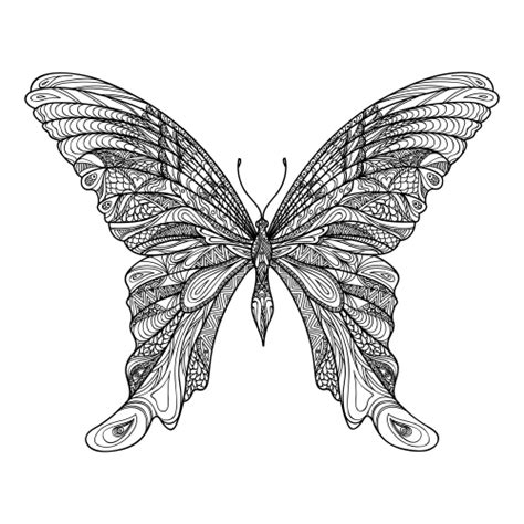 Advanced Butterfly Coloring Page Coloring Pages World