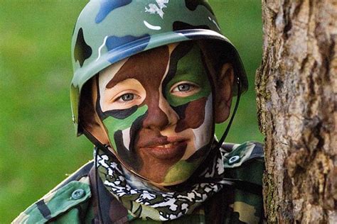 Face paint: soldier step-by-step - MadeForMums