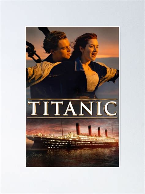 Titanic 1997 Poster US Signed By Leonardo DiCaprio And Kate Winslet