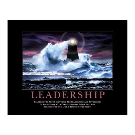 Leadership Lighthouse Motivational Poster 734902 | Successories