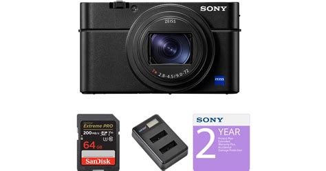 Sony Cyber-shot DSC-RX100 VII Digital Camera Deluxe Kit B&H