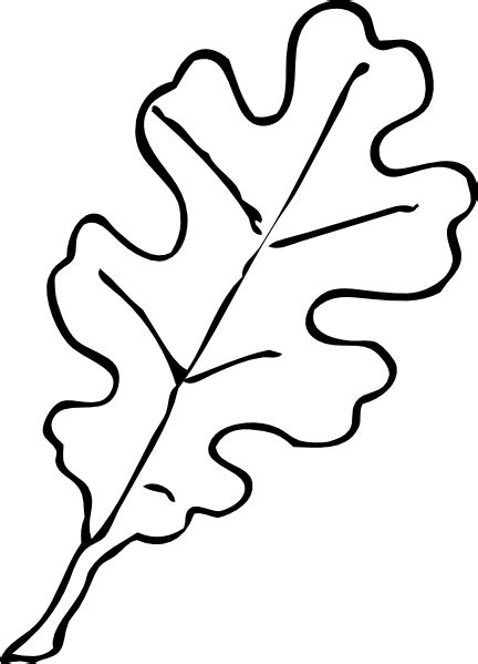 Oak Leaf Stencil Printable - ClipArt Best