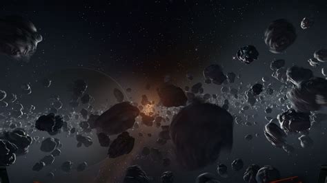 asteroid belt | Space artwork, Space art, Field wallpaper