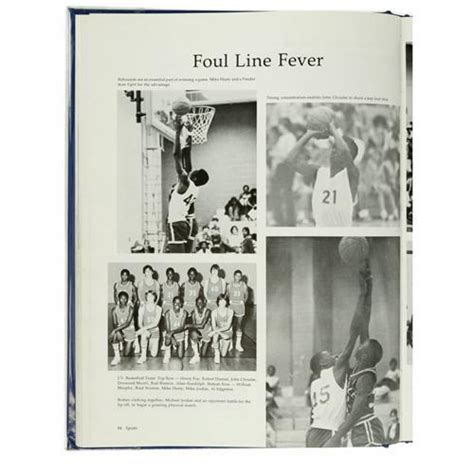 1978-79 Michael Jordan High School Yearbook. Th