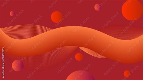 realistic red gradient background design Stock Vector | Adobe Stock