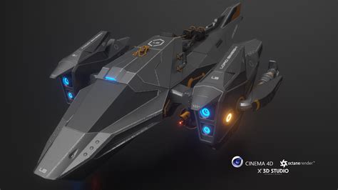 ArtStation - concept art sci-fi spaceship