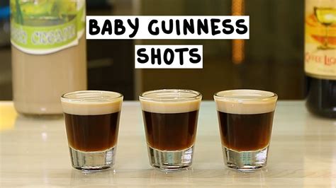 Baby Guinness Shot - Tipsy Bartender