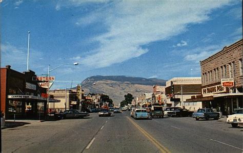 Main Street of Cody Wyoming Postcard