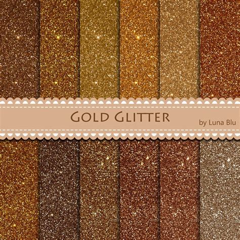 New Item added to my shop:Gold Glitter Digital Paper Pack: “Glitter ...