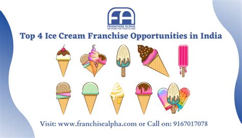 Top 4 Ice Cream Franchise Opportunities in India