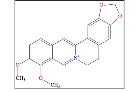 Molecular structure of Berberine. | Download Scientific Diagram