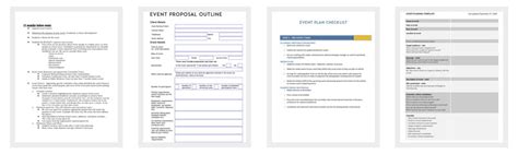 Event Outline Template - 9+ Samples & Examples for PDF Format