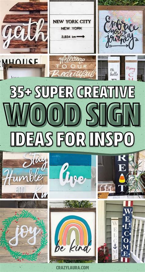 35+ Wood Sign Ideas & Examples For Inspiration In 2025