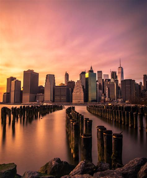 Interesting Photo of the Day: Manhattan Skyline at Sunset