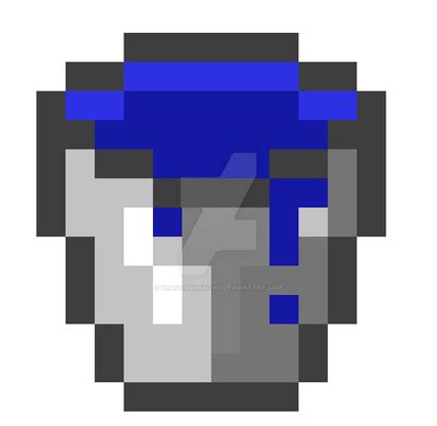 Minecraft Water Bucket by Dragonshadow3 on DeviantArt