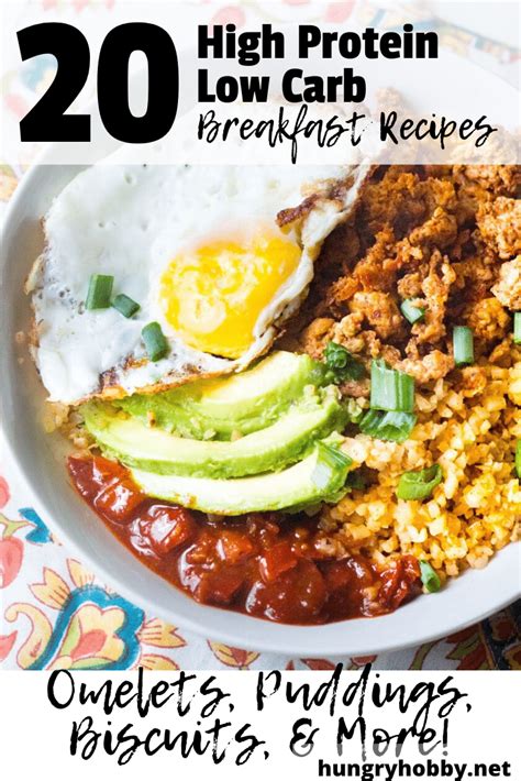 20 High Protein Low Carb Breakfast Recipes - Hungry Hobby