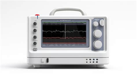 Premium AI Image | Electrocardiogram ECG Machine Records the electrical ...