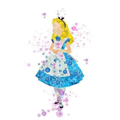 Watercolor Alice In Wonderland at PaintingValley.com | Explore ...