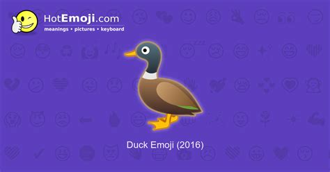 🦆 Duck Emoji Meaning with Pictures: from A to Z