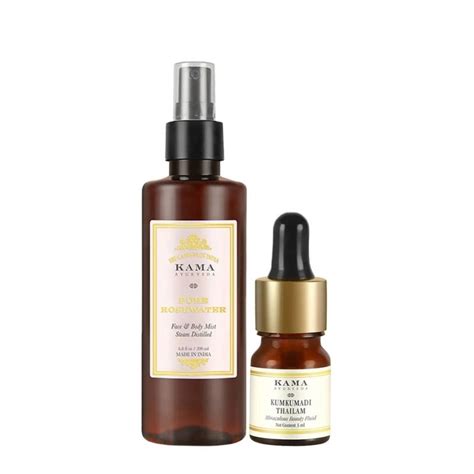 Buy Kama Ayurveda Pure Rose Water & Kumkumadi Serum Online