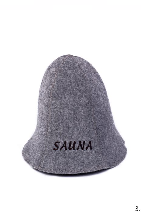 3 Styles Sauna Hat Natural Wool With Finely Embroidered Logo | Etsy