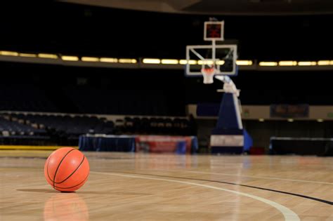 Indoor Basketball Court Wallpaper