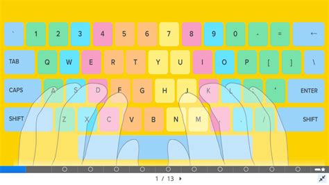 Qwerty Keyboard Practice Template - H5P Templates