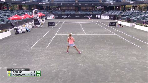 Anisimova Wins Her First Match of Credit One Bank Invitational, Tying ...