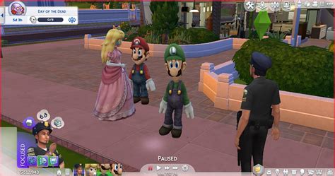 Sims 4 Ccs The Best Mario Costume And Princess Peach By Cepzid Sims