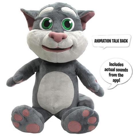 Talking Tom & Friends Tom Plush 22" Official Character Sounds Talks ...