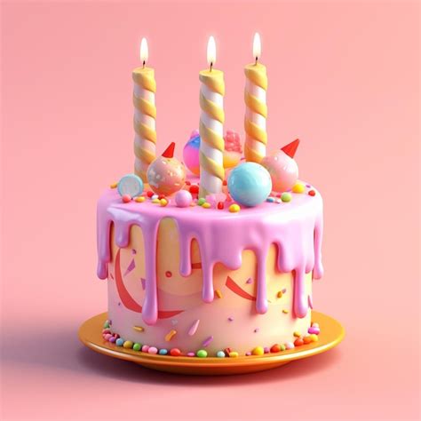 Premium AI Image | a cake with the number 10 on it