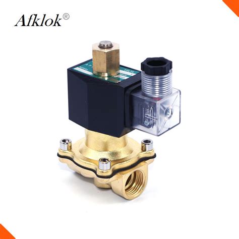 Automatic Water Shut Off Solenoid Valve SS304 1 Inch Fluid Temperature