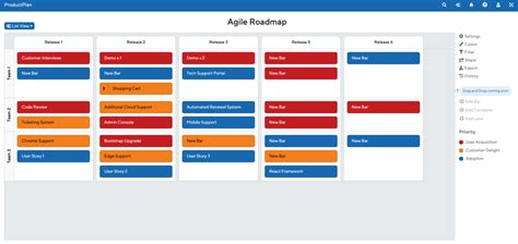 5 Roadmap Templates for Agile Teams | Free Templates