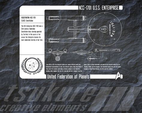 6 Iconic Star Trek Enterprise Blueprints. - Etsy