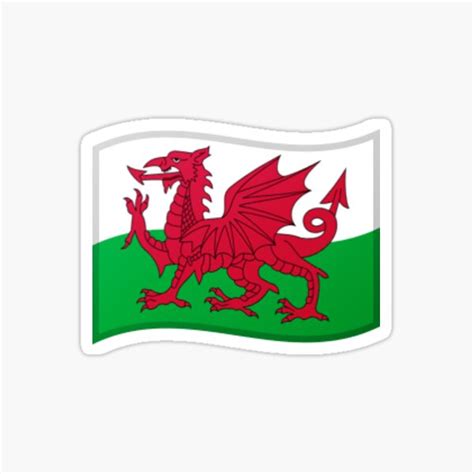 "Emoji Flag Wales" Sticker for Sale by Stickypegatinas | Redbubble