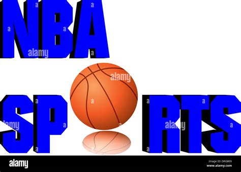 Blue NBA sports clip art Stock Photo - Alamy