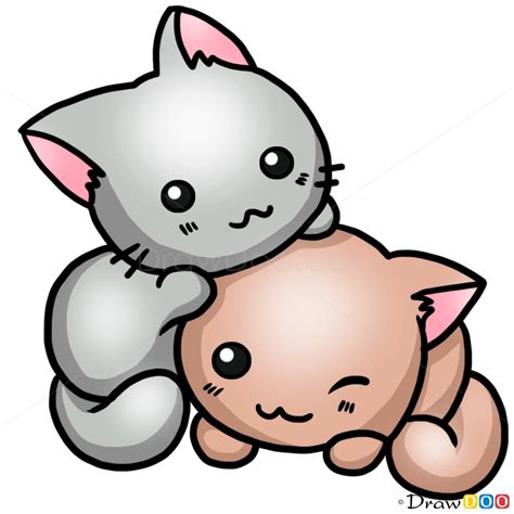 Cute Cat Drawing Easy at GetDrawings.com | Free for personal use Cute ...