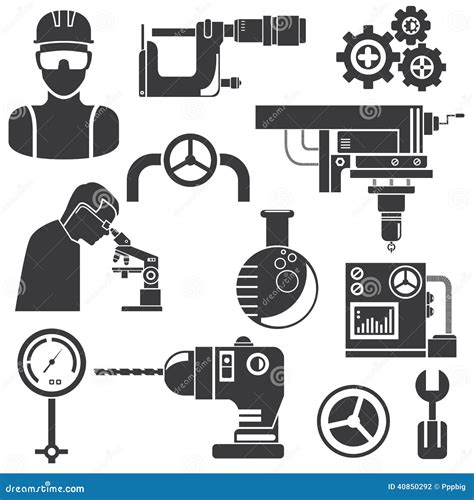 Industrial engineering stock illustration. Illustration of implement ...