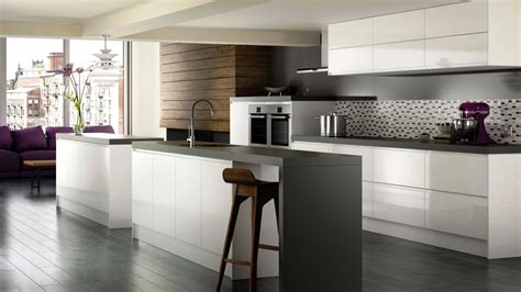 Modern White Gloss Kitchen Cabinets | Besto Blog