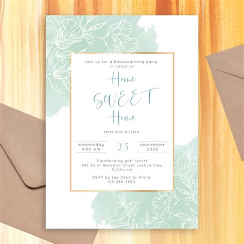 Housewarming Invitations - Customize & Print or Download